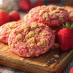 Strawberry Crunch Cookies