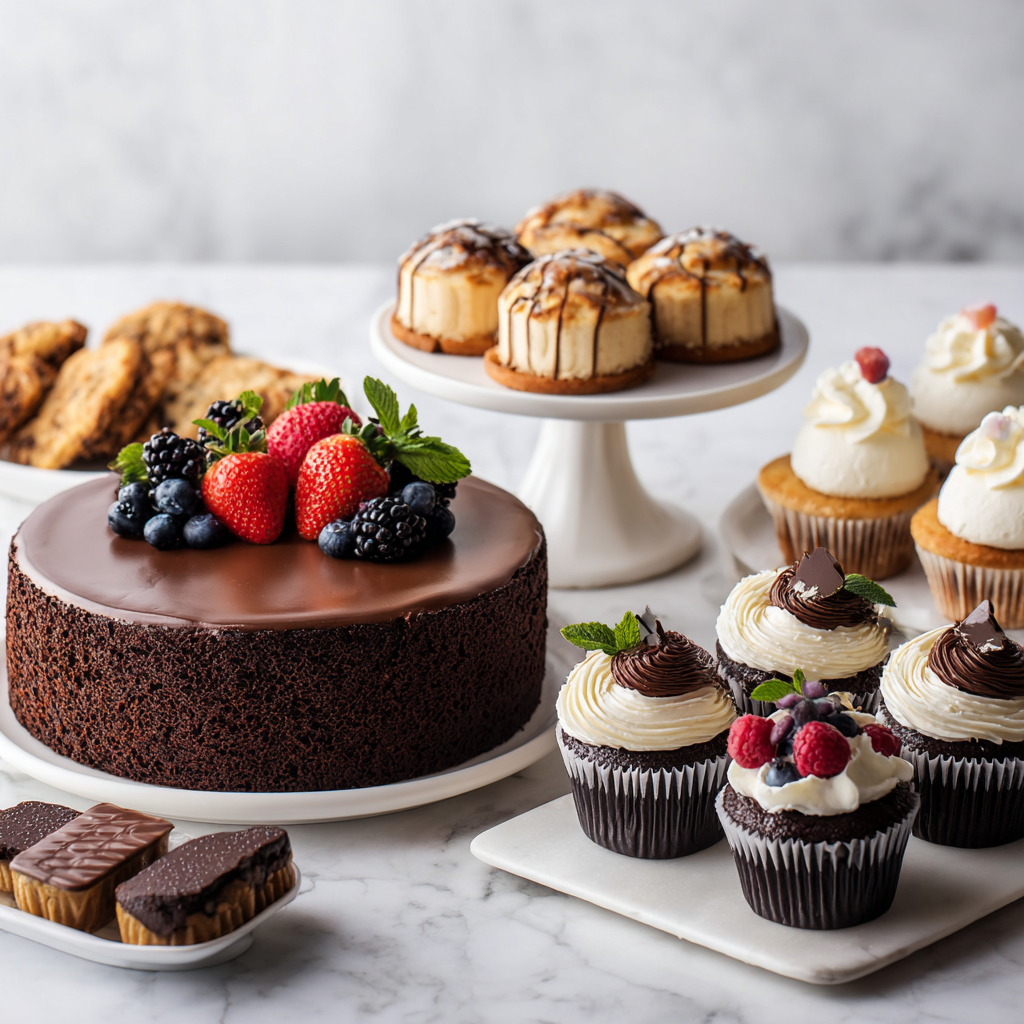 u5315665333 An elegant dessert spread chocolate cake cupcakes 0f0a1bd2 5d5b 4015 94ce 9716ea37883c 1