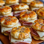Baked Ham & Swiss Cracker Sliders