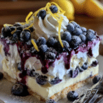 Blueberry Lemon Dream Icebox Cake