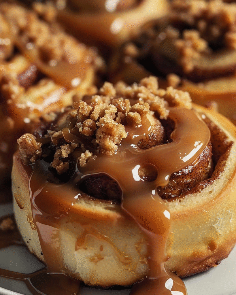 Brown Sugar Caramel Cinnamon Rolls