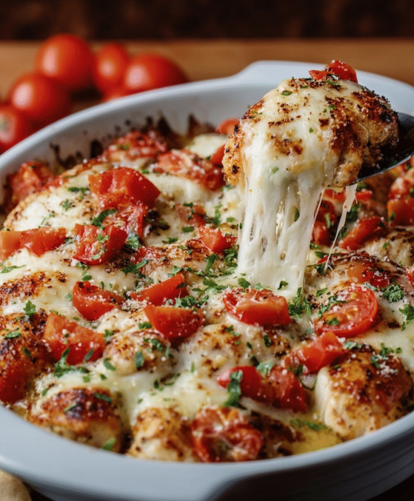 Bruschetta Chicken Bake