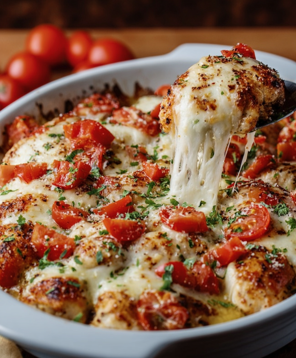 Bruschetta Chicken Bake
