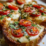 Caprese Garlic Bread Melts