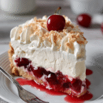 Cherry Cream Cloud Pie
