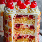Cherry Pineapple Layer Cake