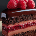 Chocolate Raspberry Mousse Cake