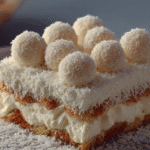 Coconut Cream Tiramisu (Raffaello Style)