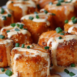 Crispy Salmon Bites with Creamy Dijon Sauce