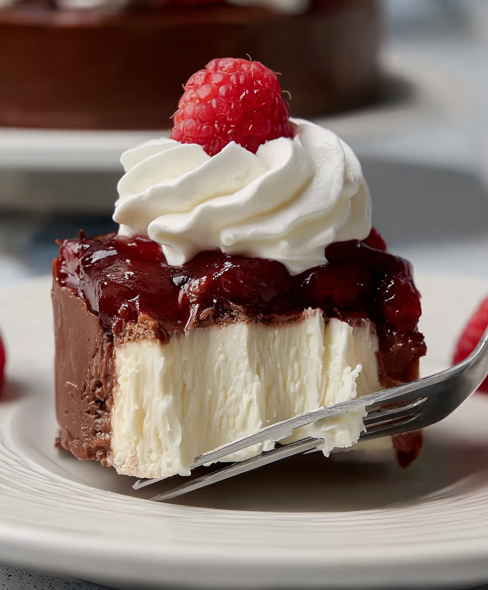 Dark Chocolate Truffle Cheesecake