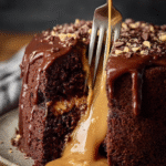 Decadent Snickers Layer Cake