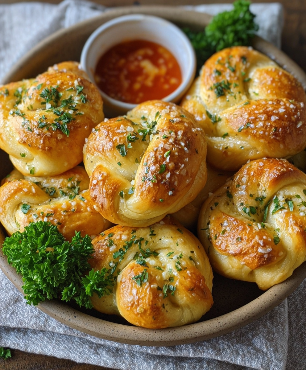 Easy Homemade Garlic Knots