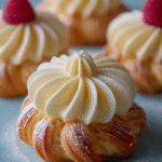 Elegant Vanilla Pastry Flowers