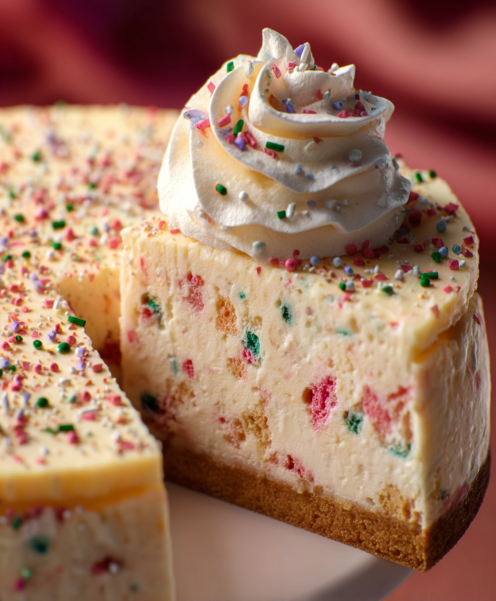 Festive Funfetti Cheesecake