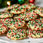 Holiday Sprinkle Butter Cookies