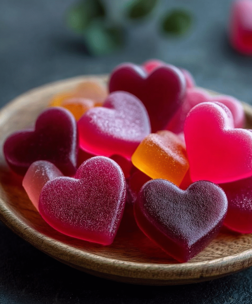 Homemade Heart Gummies