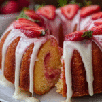 Homemade Strawberry Cream Cheese Pound Cake