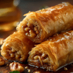 Honey Walnut Phyllo Rolls (Mini Baklava Fingers)