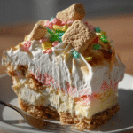 Rainbow Cereal Cheesecake