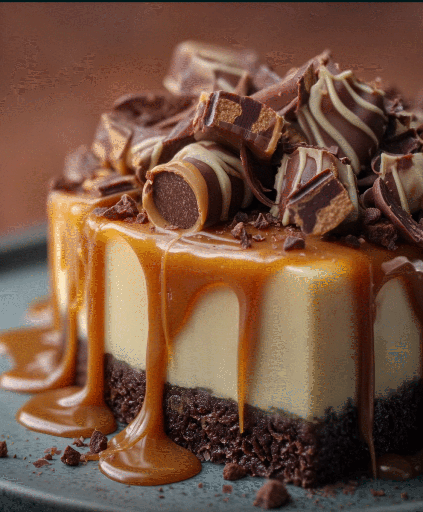 Salted Caramel Chocolate Mousse Cake