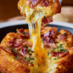 Savory Cheddar & Bacon Dutch Baby