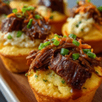 Savory Cornbread Pot Roast Cups