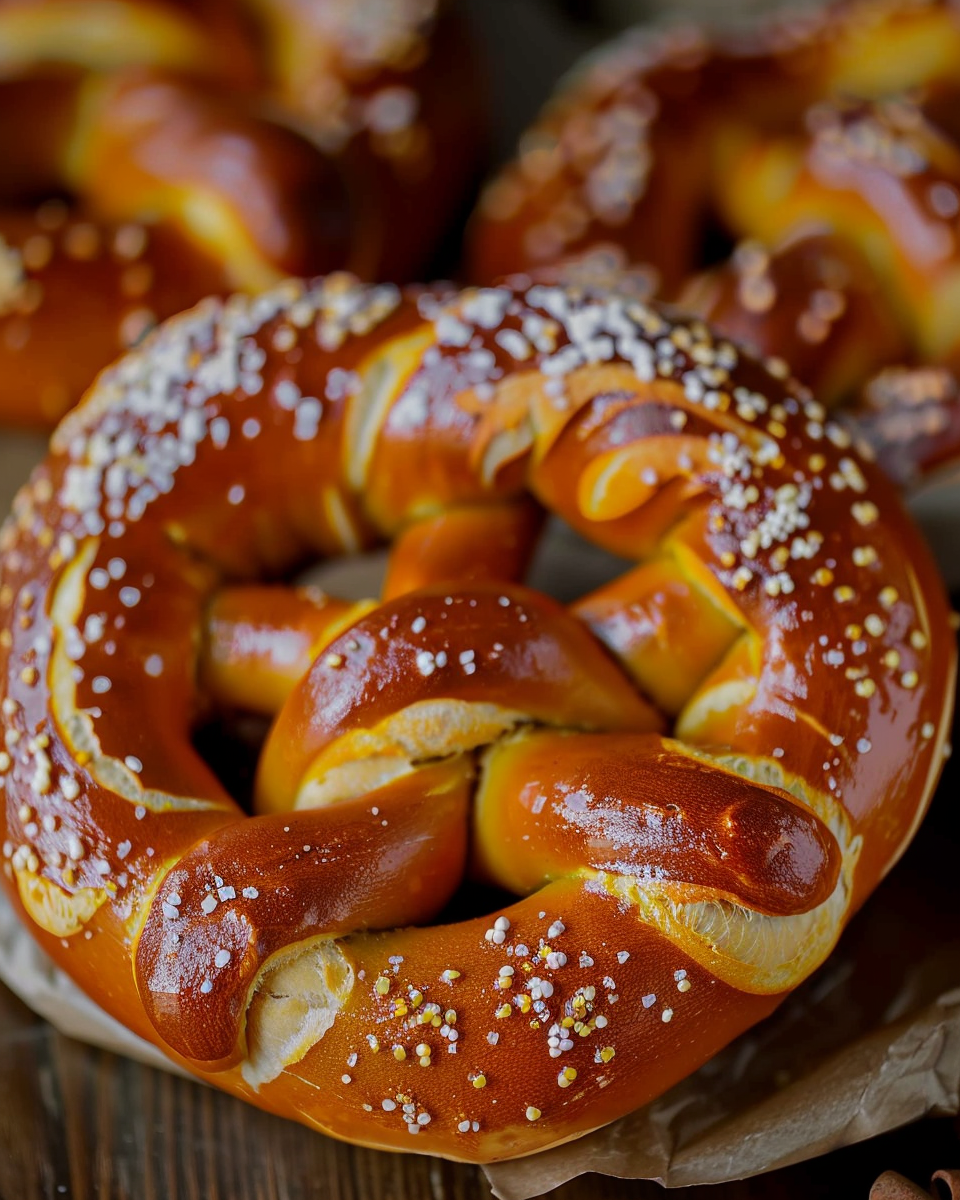 Soft Bavarian Pretzels