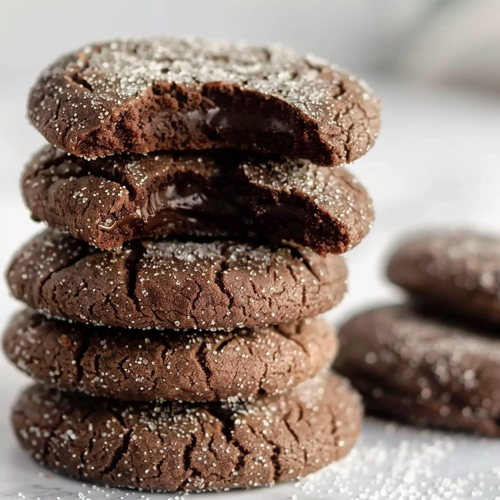 Soft Chocolate Sugar Cookies