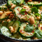 Spicy Thai Cucumber Peanut Salad