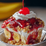 Strawberry Banana Crunch Cake Cups