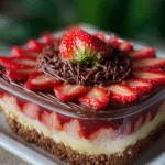Strawberry Brigadeiro Layered Dessert