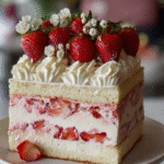 Strawberry Chantilly Layer Cake