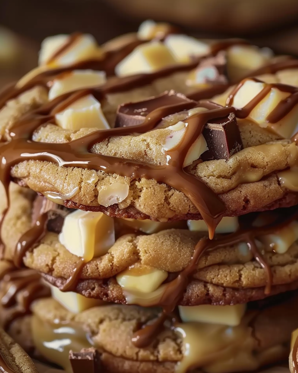 Triple Caramel Chocolate Chunk Cookies