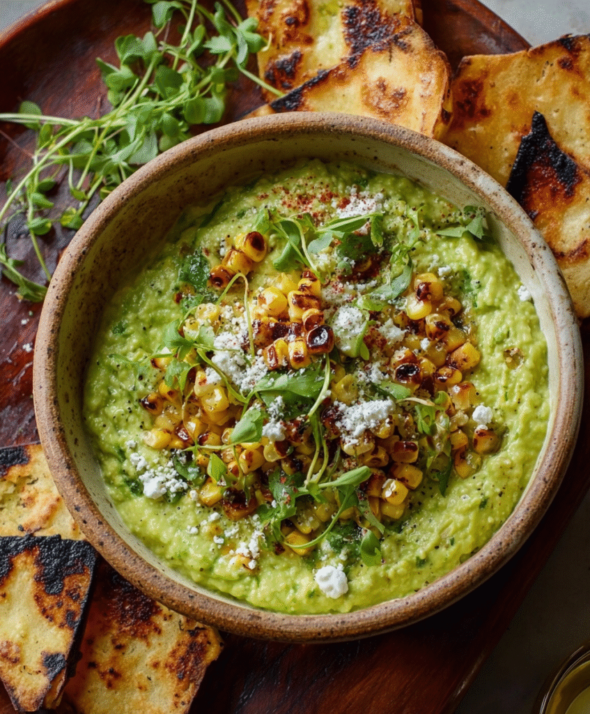 Avocado Charred Corn Dip