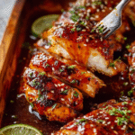 Baked Honey Sriracha Chicken