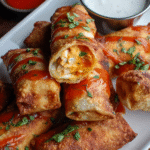 Buffalo Chicken Egg Rolls