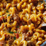 Cheesy Chili Mac Delight
