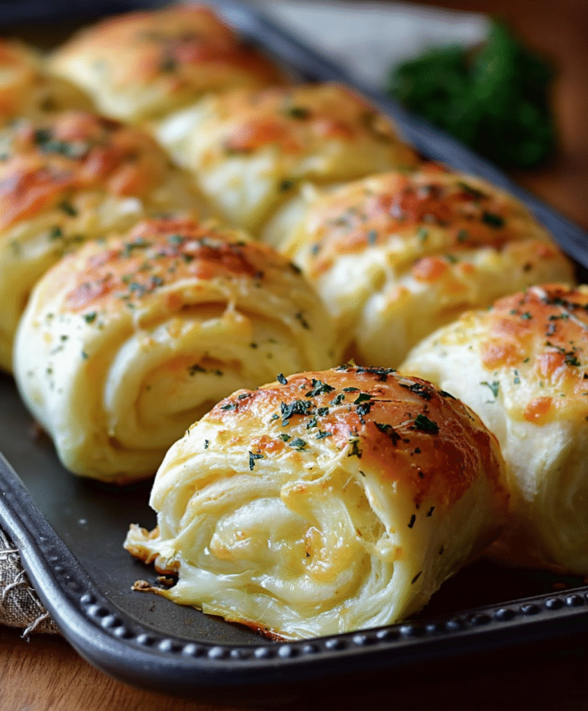 Cheesy Garlic Butter Rollups