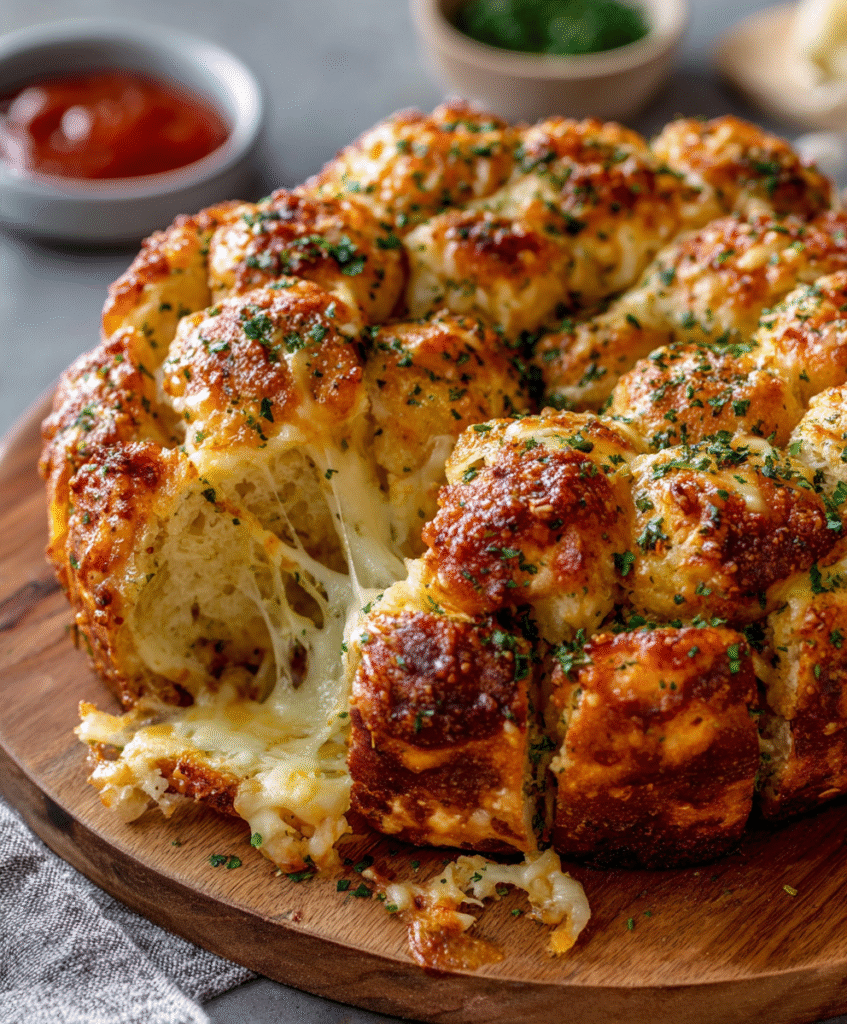 Cheesy Garlic Monkey Bread
