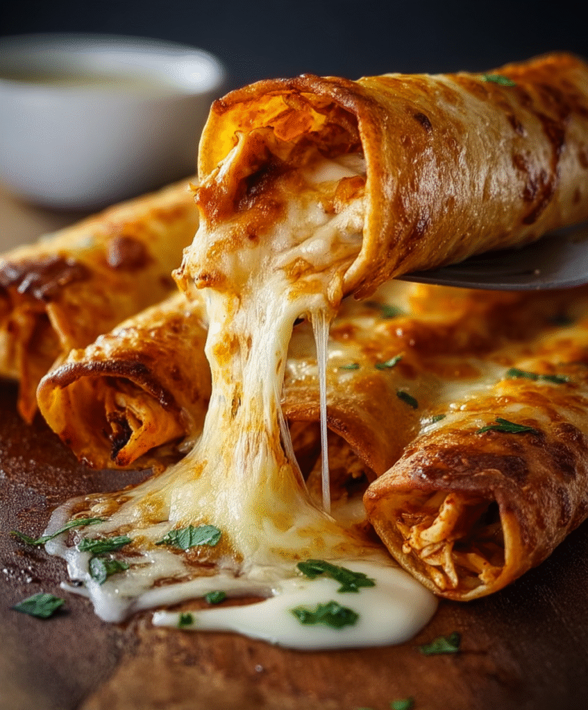 Chicken and Cheese Taquitos