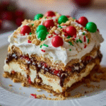 Christmas Cookie Lasagna