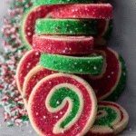 Christmas Pinwheel Sugar Cookies