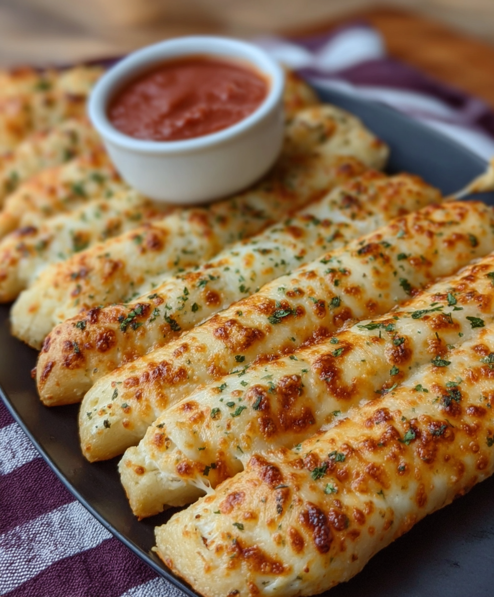 Copycat Pizza Hut Cheesy Breadsticks
