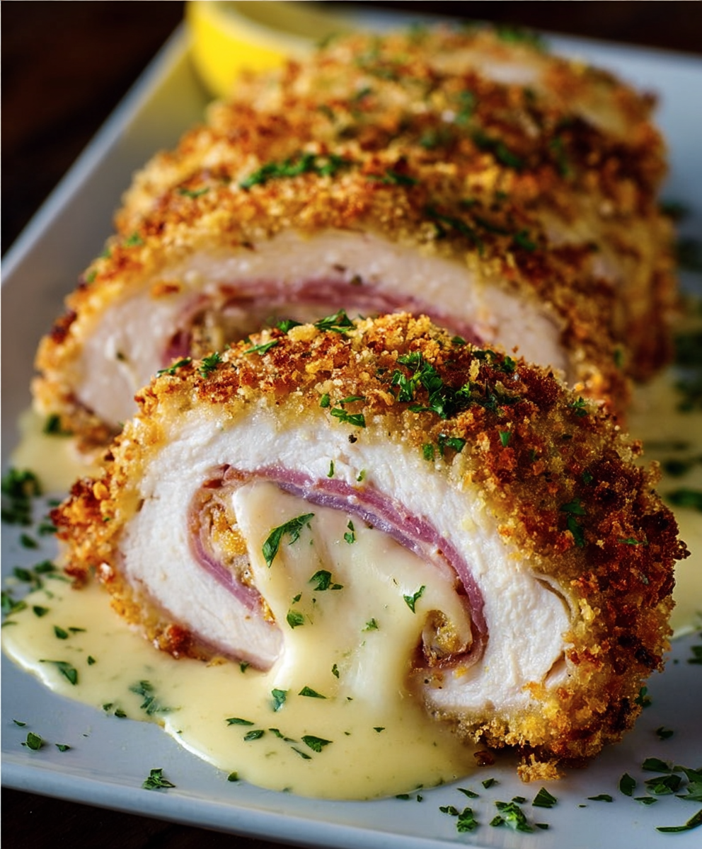 Crispy Chicken Cordon Bleu