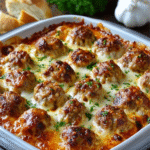 Dump-and-Bake Meatball Parm Casserole
