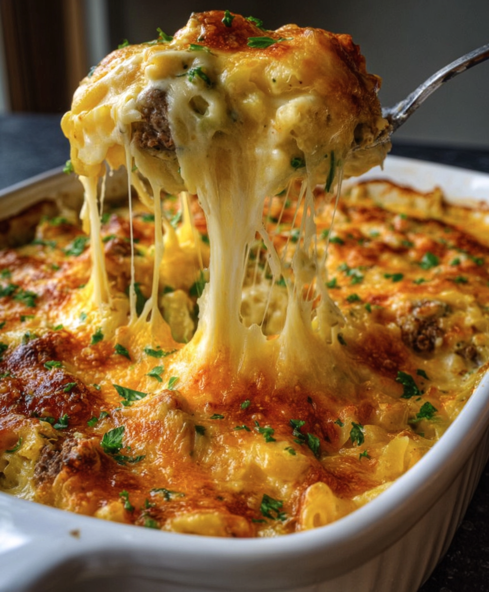 Easy Cream Cheese Tuna Noodle Casserole