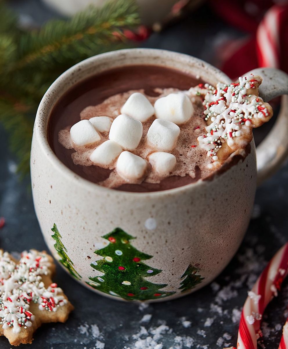 Extra Creamy Christmas Hot Chocolate