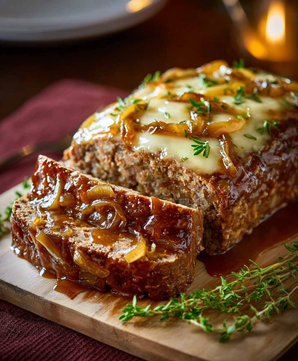 French Onion Meatloaf