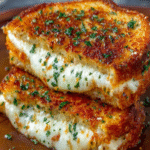 Garlic Bread Grilled Cheese Melt