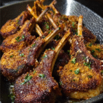 Garlic Parmesan Fried Lamb Chops